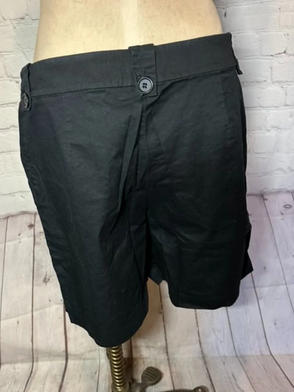 H&M Black Chino Shorts Vintage 2000s y2k style